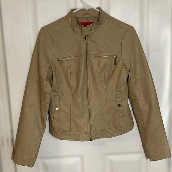 Guess Leather Jacket - Women's Size Small NWOT - Picture 4 of 14